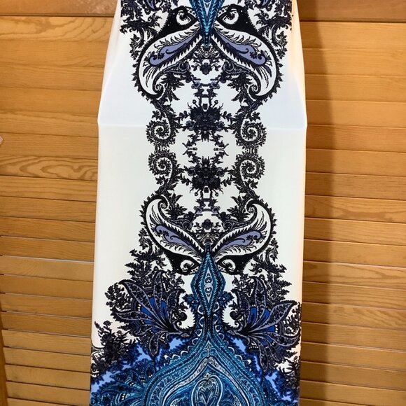 Venus Tube Dress Small White / Blue - Picture 7 of 10